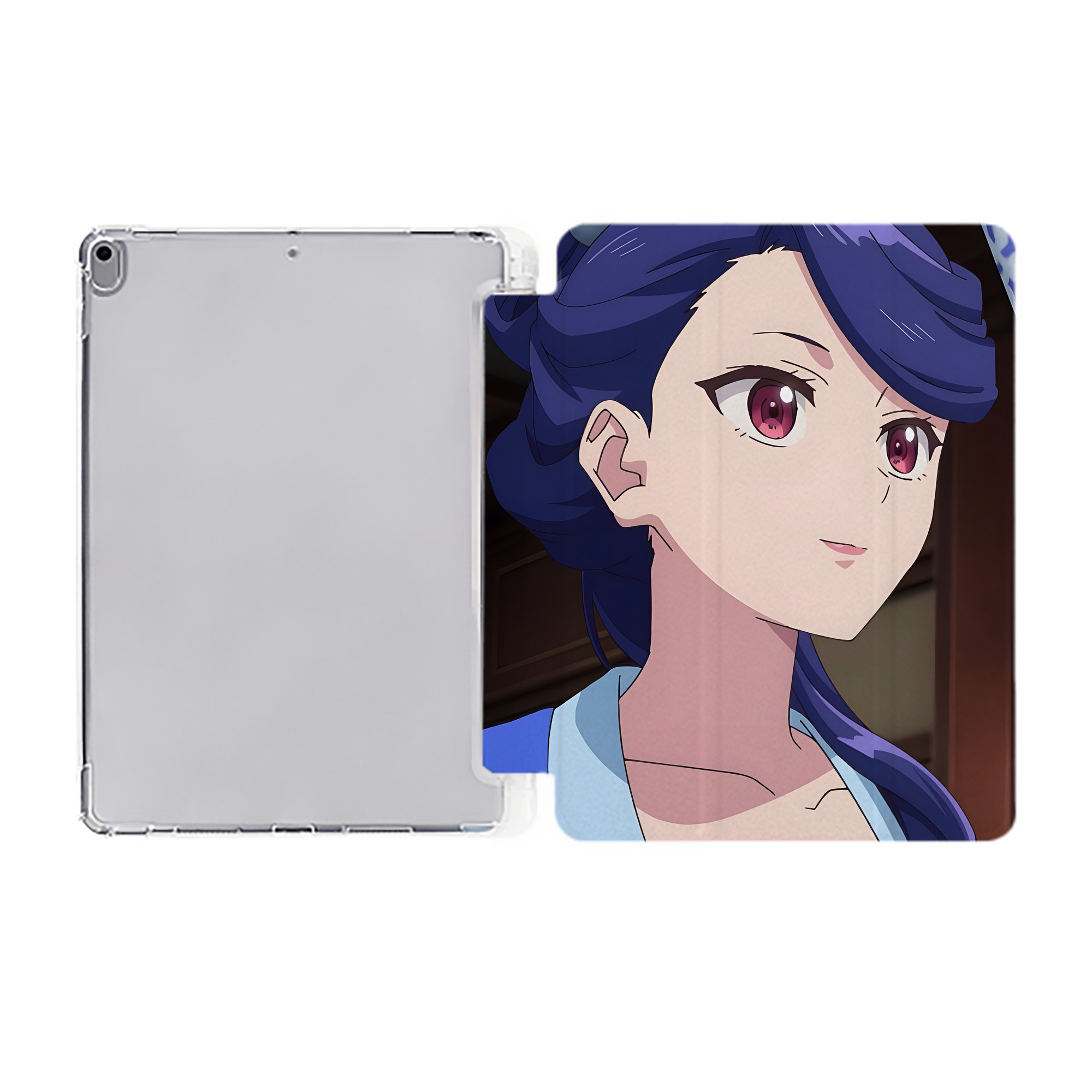 （画像用） 薬屋のひとりごと The Apothecary Diaries IPad ケース ペン収納付き 三つ折りスタンド PUレザー×シリコン 対応機種9.5/10.5/10.9インチ